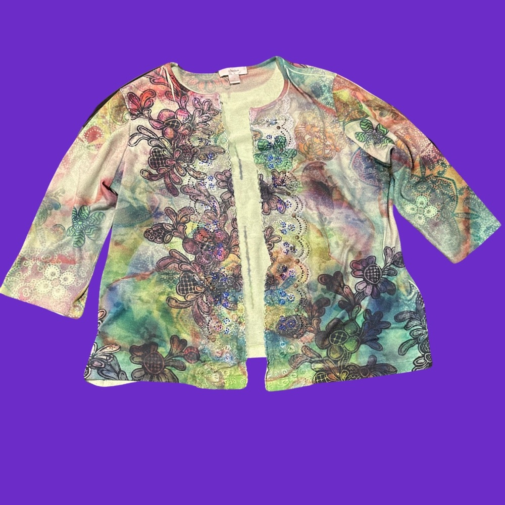 Beautiful CJ Banks vintage cardigan Size 1X